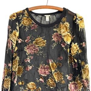 A New Day Multicolor Whimsigoth Floral Blouse